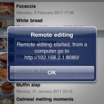 Remote editing on